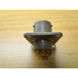 ITT Cannon Electric MS3112E10-6S Connector MS3112E106S WO Cap - New No Box