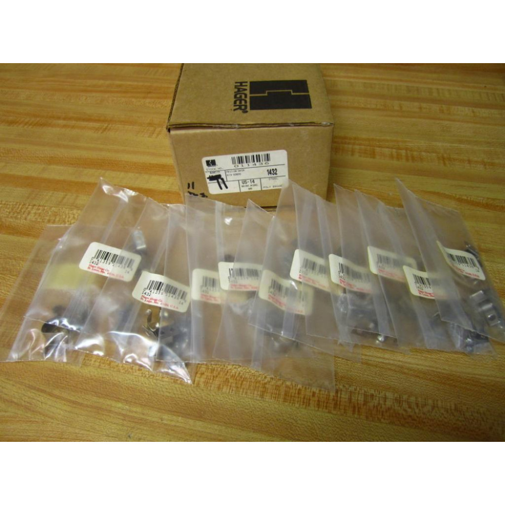 Hager 1432 Friction Catch wScrews (Pack of 11)