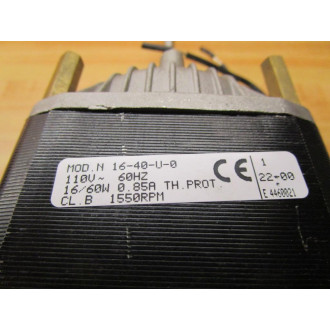 Elco 16-40-U-0 Motor 1640U0 1550RPM 110V - New No Box