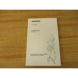 Siemens G341-1728-01 Phone Mail System Guide 6.4 G341172801 - New No Box