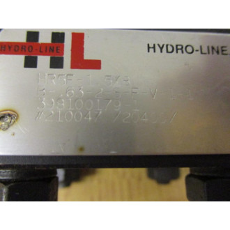 Hydro-Line HR5F1.5X8 Cylinder HR5F15X8 B-.63-2-S-F-V-1-1 - New No Box