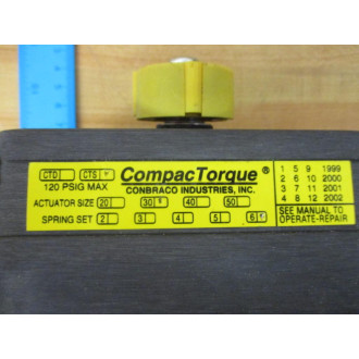 Compac Torque CTD-30 Actuator CTD30 - New No Box