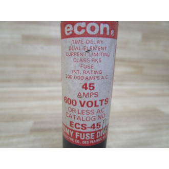 Econ ECS-45 Fuse ECS45 (Pack of 3) - Used