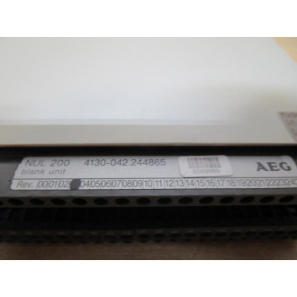 AEC 4.13E+12 AEG Modicon 4130-042.244865 Blank Automation Unit