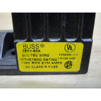 Bussmann R25060-1COR Bussman Fuse Block R25060-1C0R - Used
