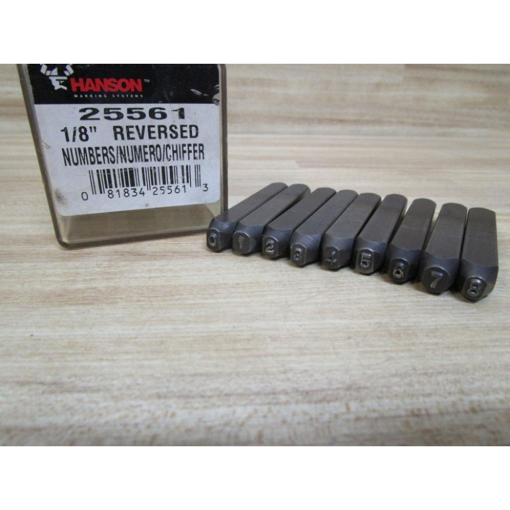 Hanson 25561 Steel Stamps - Used