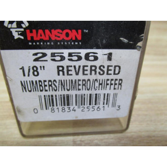 Hanson 25561 Steel Stamps - Used