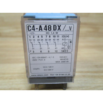 TurckReleco C4-A48DX Relay C4A48DX - New No Box