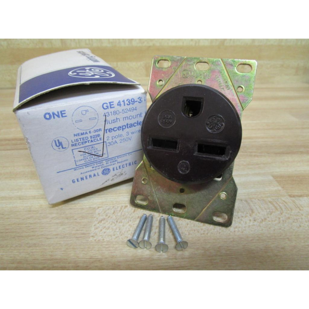 General Electric 43180-52494 GE Receptacle 4139-3