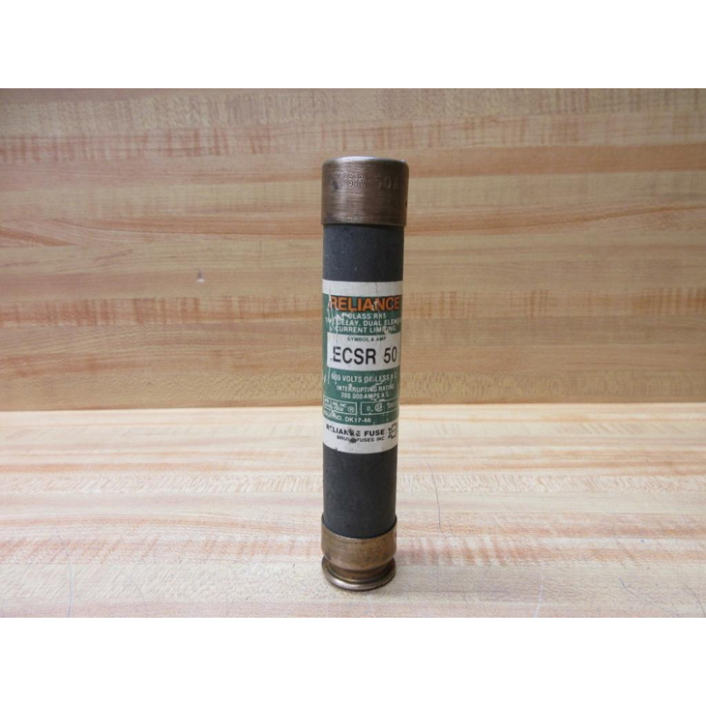 Reliance ECSR-50 Brush Fuse ECSR50 - New No Box