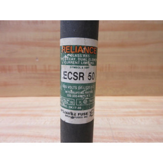 Reliance ECSR-50 Brush Fuse ECSR50 - New No Box