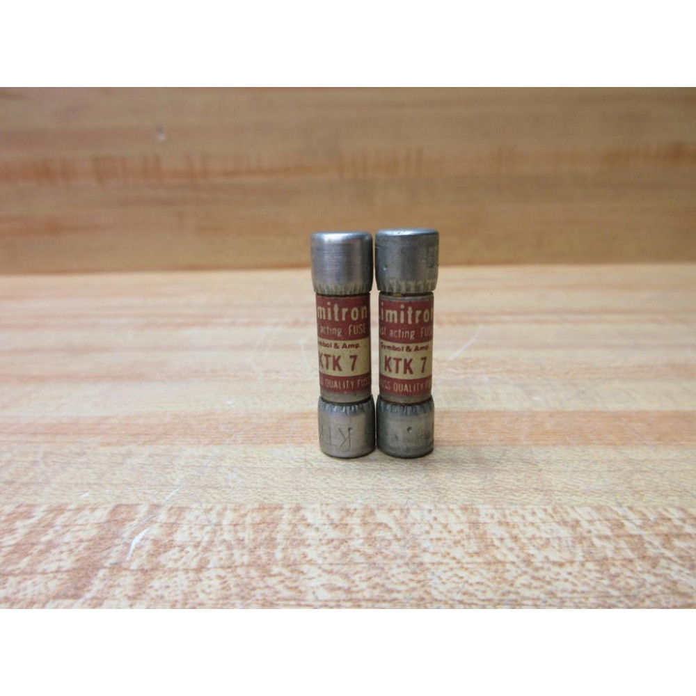 Buss KTK-7 Bussmann Fuse Cross Ref 1CW88 (Pack of 2) - New No Box