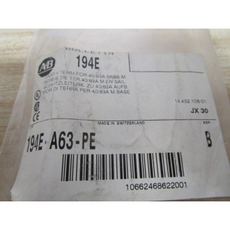 Allen Bradley 194EA63PE Grounding Terminal