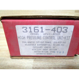 Robertshaw 3161-403 High Pressure Control Unit  3161403