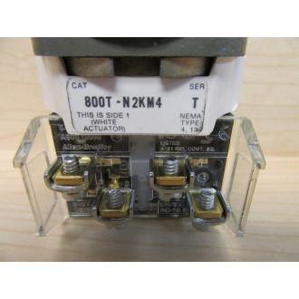 Allen Bradley 800T-N2KM4 Selector Switch 800TN2KM4 - New No Box