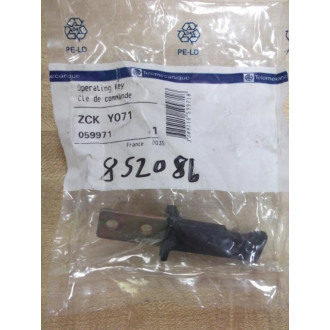 Telemecanique ZCK-Y071 Operating Key ZCKY071 059971
