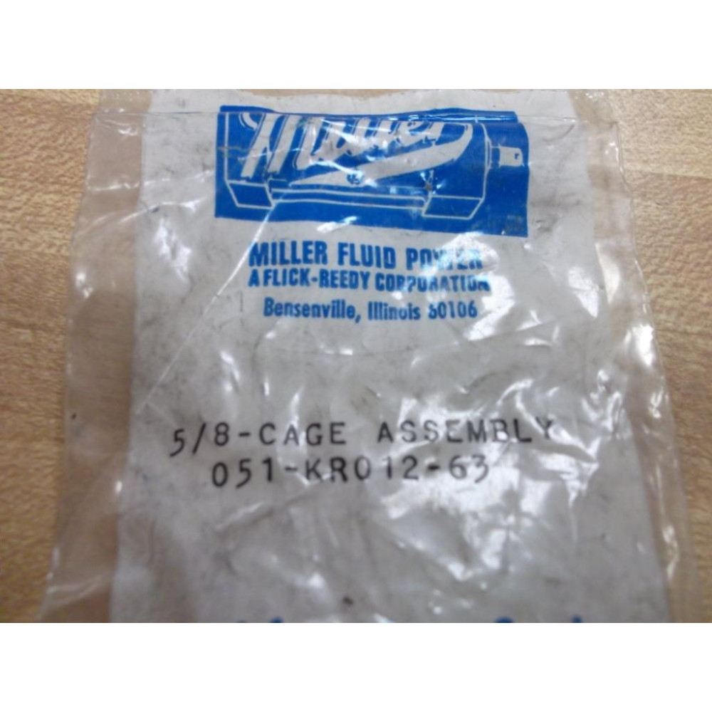 Miller 051-KR012-63 Cage Assembly 051KR01263