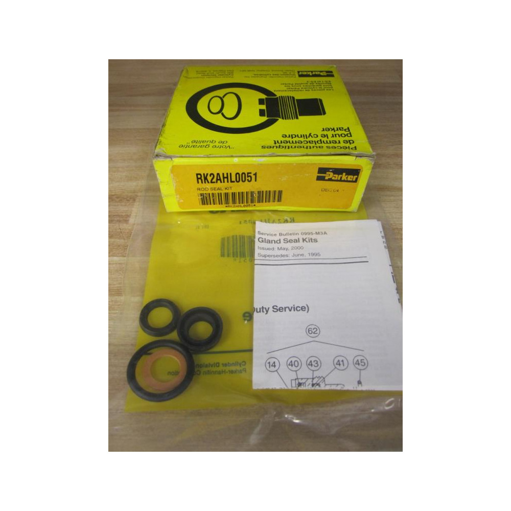 Parker RK2AHL0051 12" Rod Seal Kit