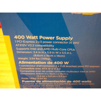 Dynex DX-400WPS 400-Watt ATX CPU Power Supply