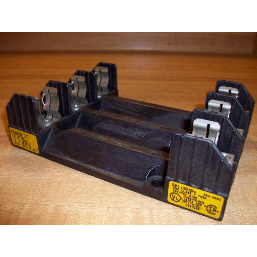 Bussmann H60030-3C Fuse Block 30A 3Pole 600V (Pack of 6) - New No Box