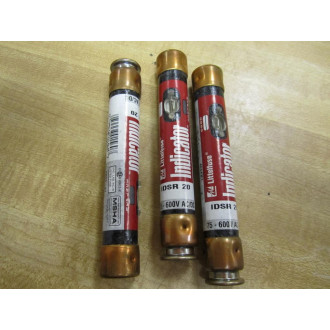 Littelfuse IDSR 20 Power Pro Fuse WIndicator IDSR20 (Pack of 3) - New No Box