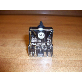 Allen Bradley 800M-XD2 Contact Block 800MXD2 - New No Box