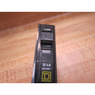 Square D QOB 130 Circuit Breaker 30A QOB130 - Used
