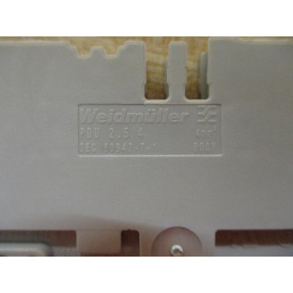 Weidmuller 1896110000 Terminal Block PDU 2.54 (Pack of 7) - New No Box
