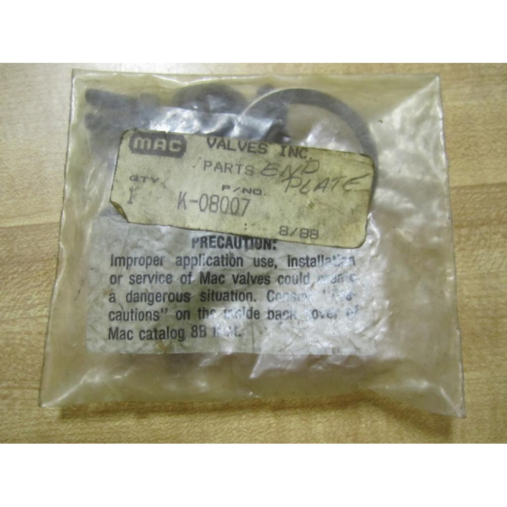 Mac Valves K-08007 Inc Repair Kit