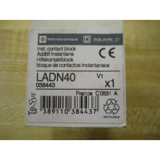 Telemecanique LADN40 Schneider Contact Block Square D 038443