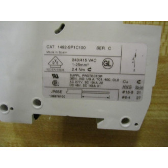 Allen Bradley 1492-SP1C100 Circuit Breaker 10 Amp 1492SP1C100