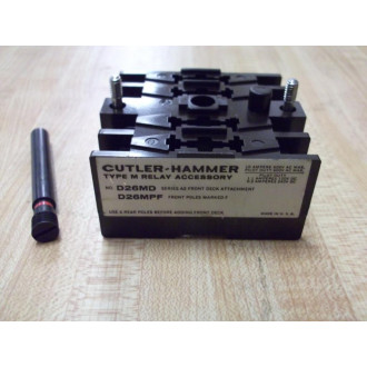 Cutler Hammer D26MD-10 Eaton NO Contacts Front Deck D26MD10 - New No Box