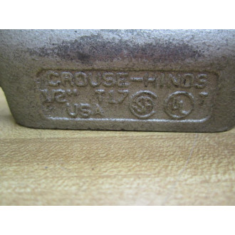 Crouse & Hinds T17 12" Conduit Body (Pack of 4) - New No Box