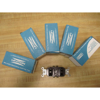 Leviton 5244 Single Pole Switches (Pack of 5)