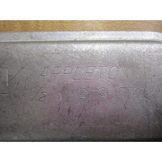 Appleton 570 Wedge-Lok Conduit Cover (Pack of 6) - New No Box