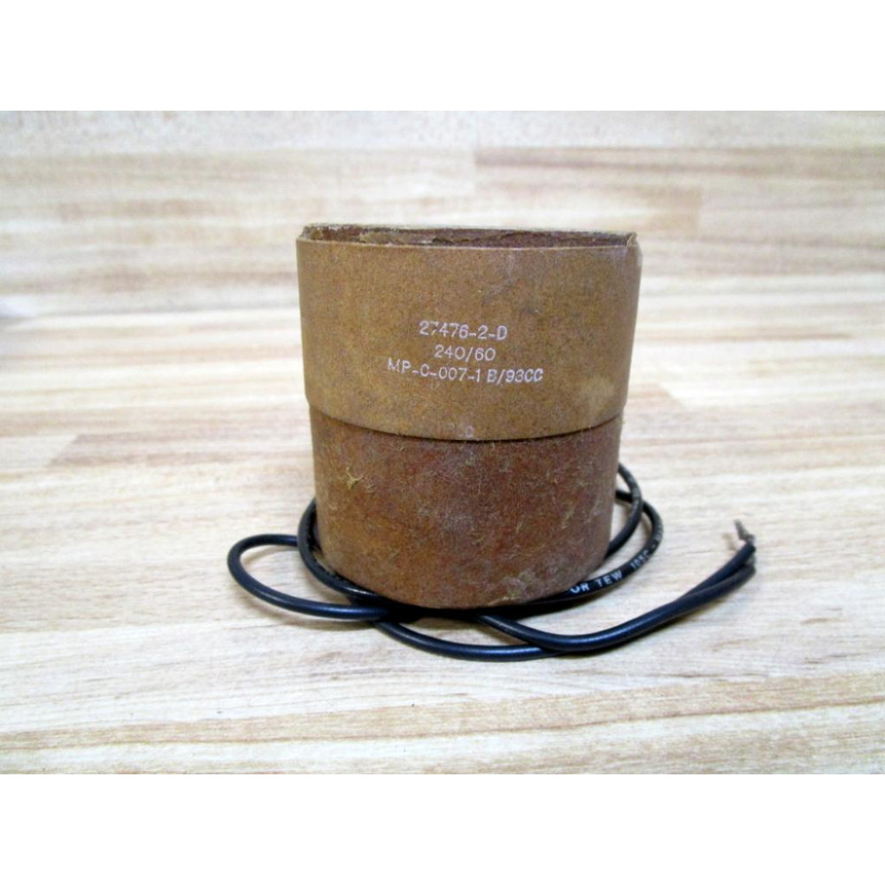 Asco 27476-2-D ASCO Solenoid Valve Coil - New No Box
