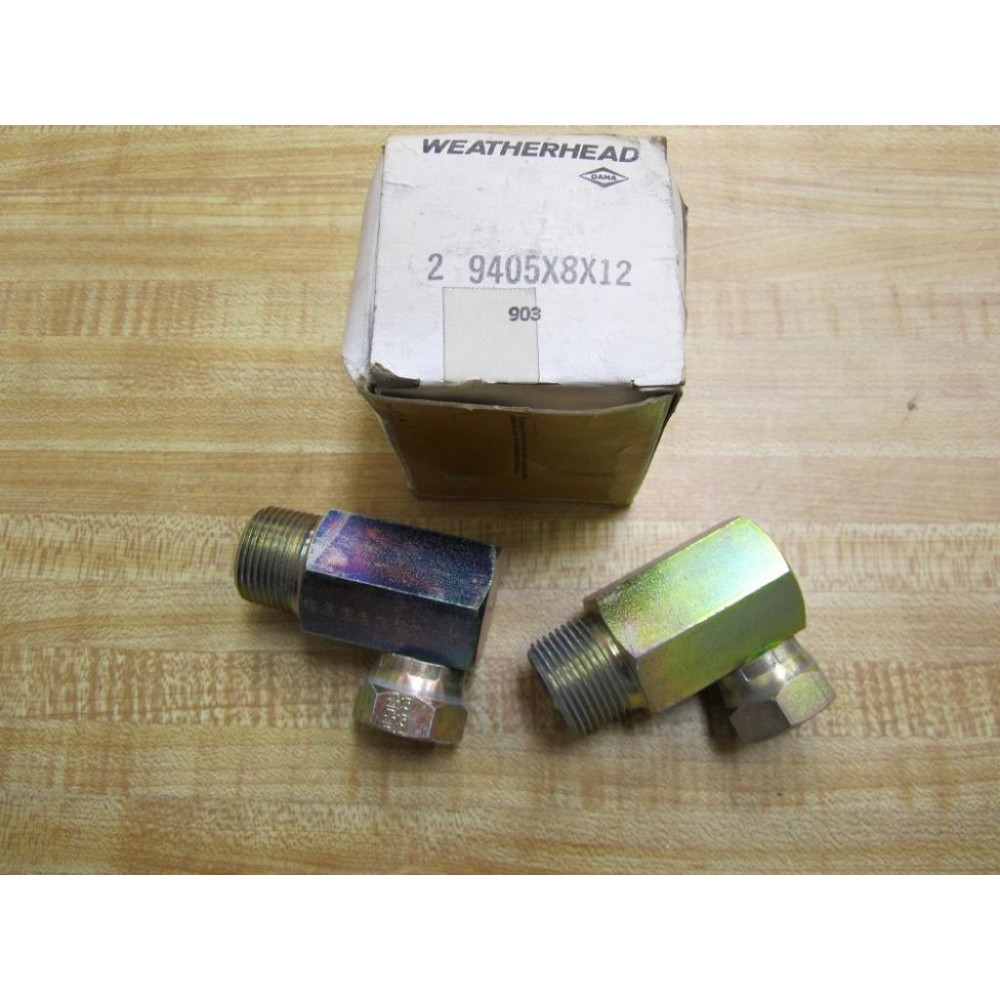 Weatherhead 9405X8X12 Swivel Adapter (Pack of 2)