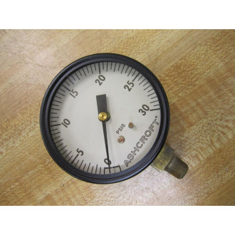 Ashcroft 1000 Gauge 30 PSI18" NPT