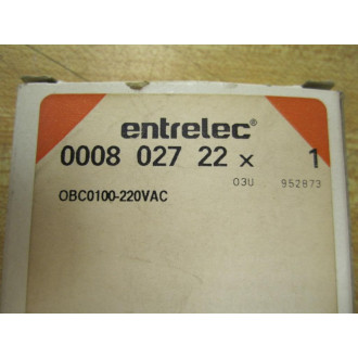 Entrelec OBC0100-220VAC Optocoupler Terminal Block 0008 027 22