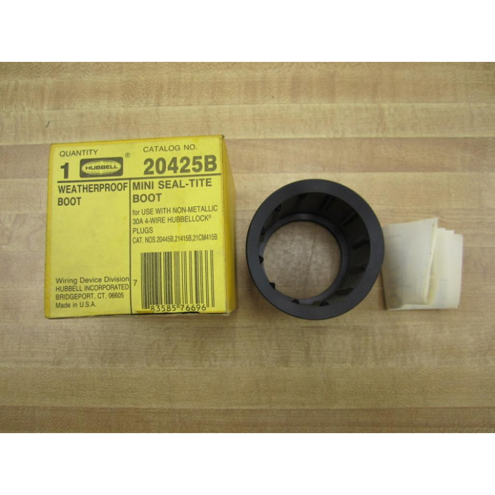 Hubbell 20425B Mini Seal-Tite Boot HB20425B (Pack of 3)