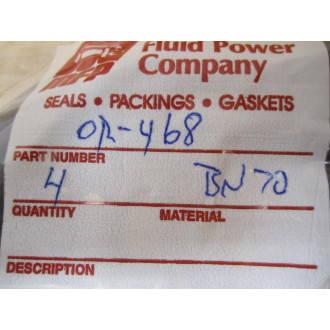 Martin Fluid OR-468BN70 Pack Of 4 O-Rings