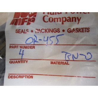 Martin Fluid OR-455BN70 Pack Of 4 O-Rings