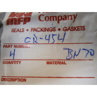Martin Fluid OR-454BN70 Pack Of 4 O-Rings