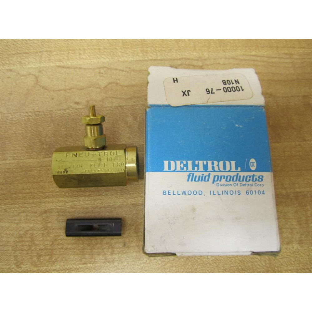 Deltrol Fluid Products N10B Needle Valve 10000-76