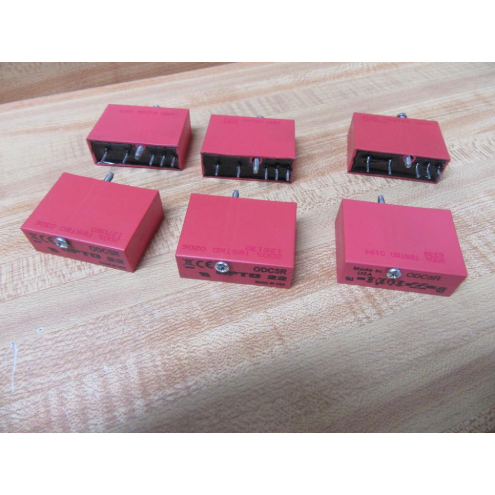 Opto 22 ODC5R IO Module (Pack of 6) - New No Box