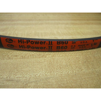 Gates B60 Hi-Power II V-Belt (Pack of 2) - New No Box