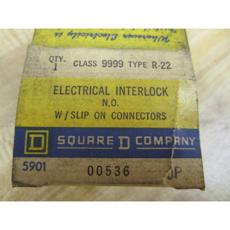 Square D 9999-R-22 Electrical Interlock NO 9999R22