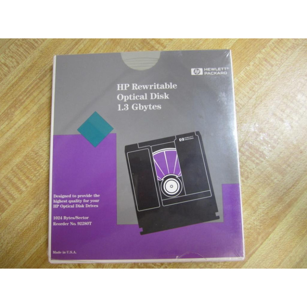 HP 92280T Rewritable Optical Disk 1.3 Gbytes