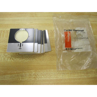 Cutler Hammer 10250TPP18 Legend Plates