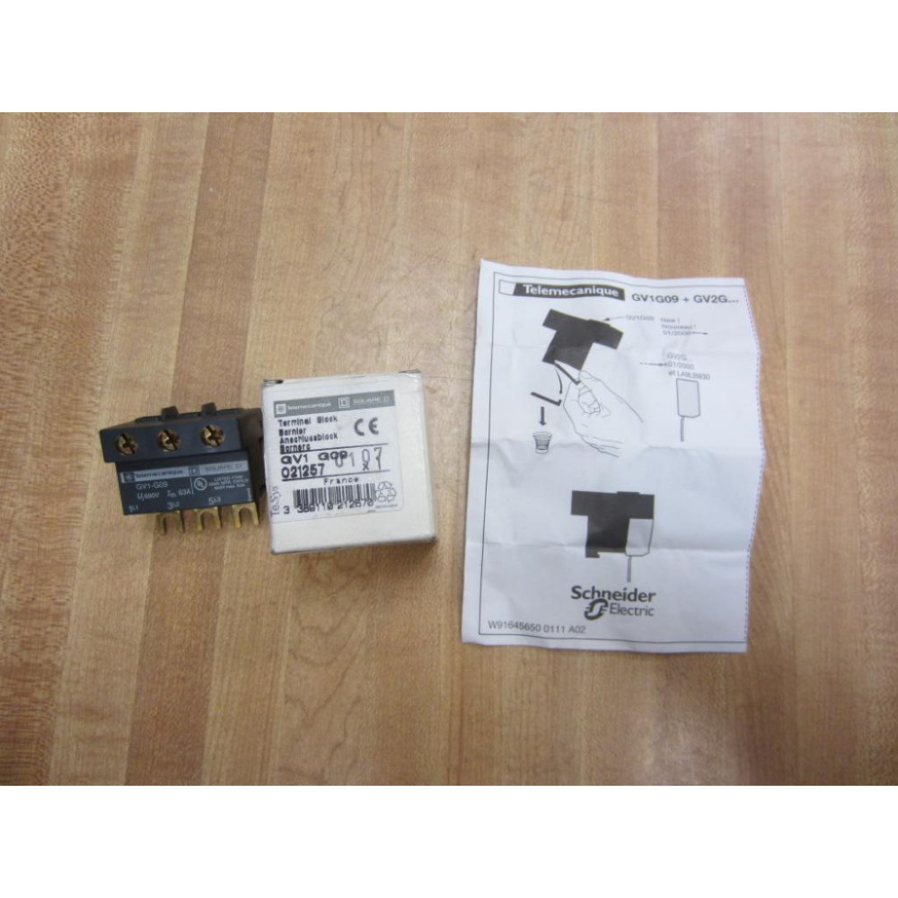 Telemecanique GV1-G09 Manual Starter Terminal Block GV1G09 021257